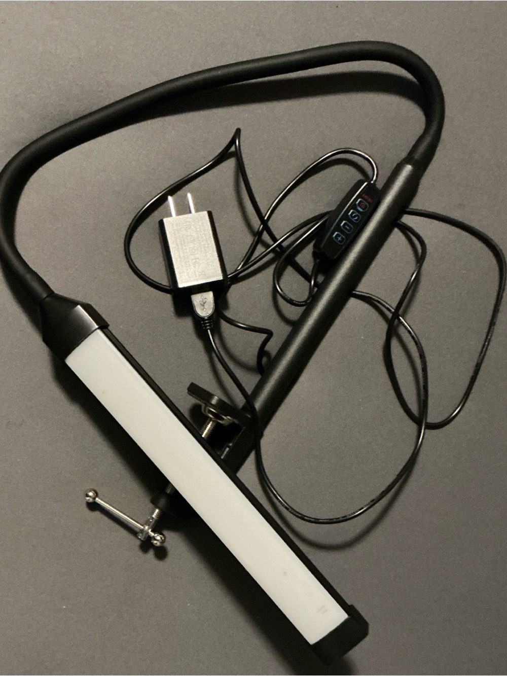 Black LED Task Light for Tablets & Accessories